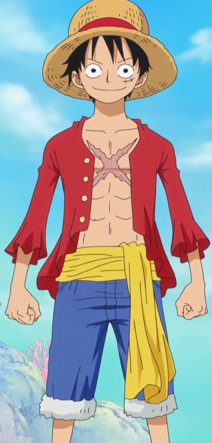 Luffy, official artwork