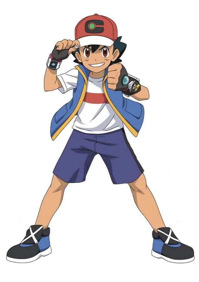 Ash Ketchum, official artwork