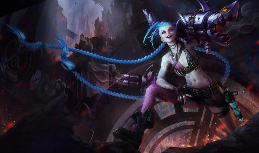 Jinx, official Riot artwork