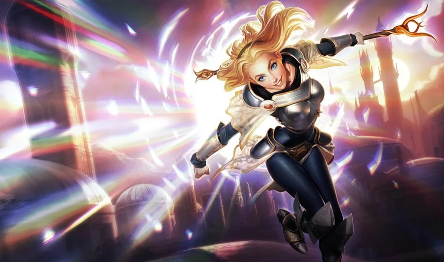 Lux, official Riot artwork