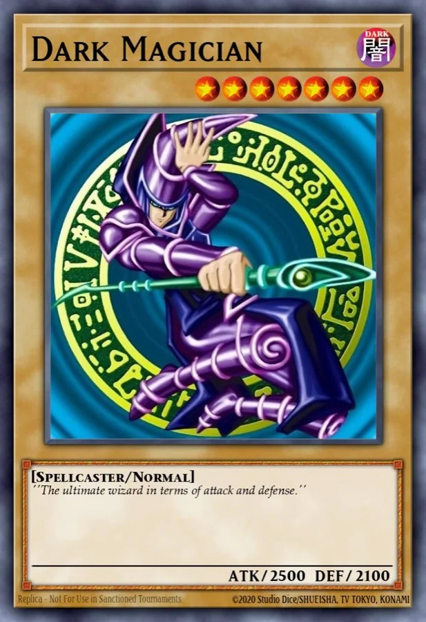 Dark Magician, official card art