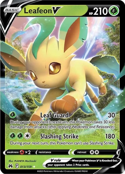 Leafeon V - SWSH: Crown Zenith Nm