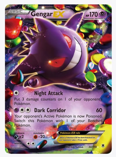 Gengar Ex 34/119 - MP