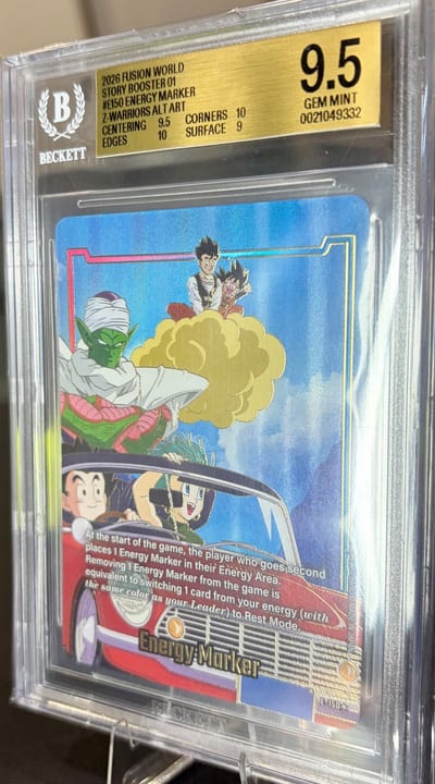 2026 E150 energy marker fusion world story booster Z warriors alt art
