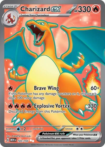 Charizard ex - MEW 183/165