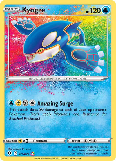 Kyogre - Shining Fates Nm