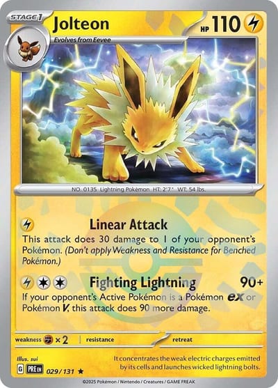 Jolteon (Poke Ball Pattern) - SV: Prismatic Evolutions Nm