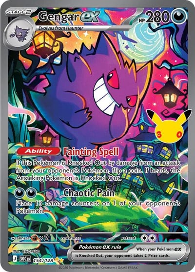 Gengar ex 154/128 - 30th Celebrations