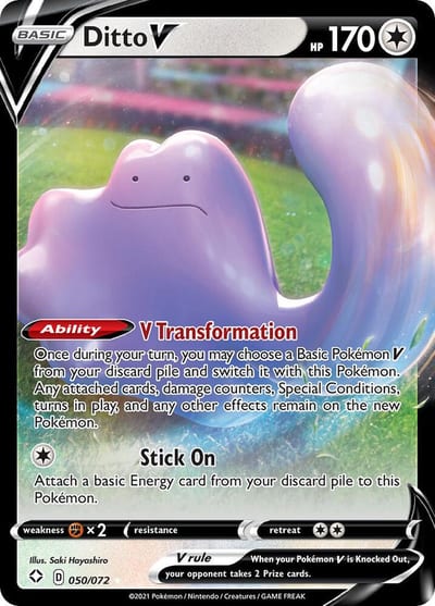 Ditto V - Shining Fates Nm