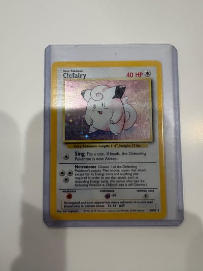 Clefairy Base Set Holofoil NM