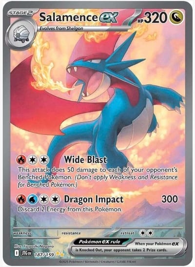 Salamence ex - 187/159 - SV09: Journey Together