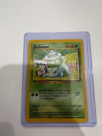 Bulbasaur Base Set Unlimited LP