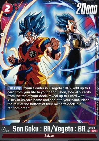 Son Goku: BR/Vegeta: BR FB09-011