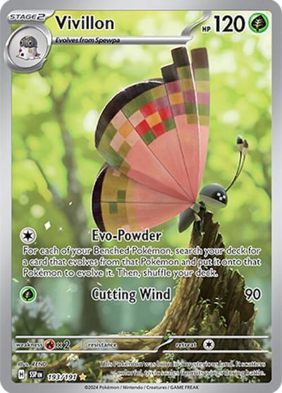 Vivillon - 193/191 - SV08: Surging Sparks Nm