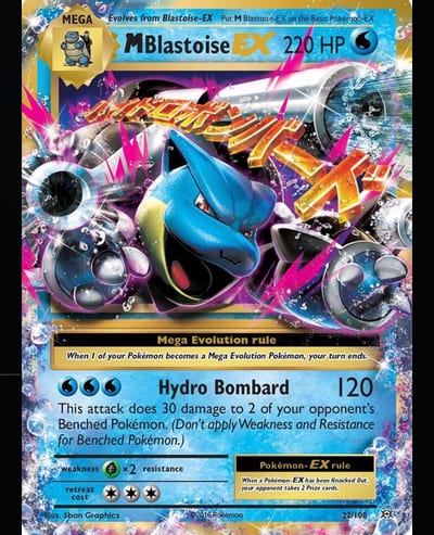 M Blastoise EX 22/108