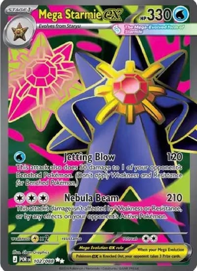 Mega Starmie ex - 102/088 - ME03: Perfect Order