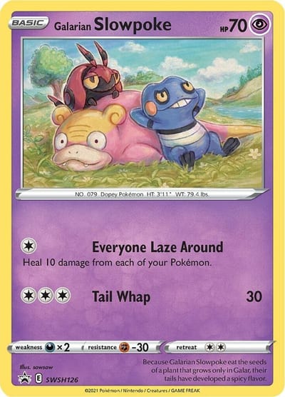 Galarian Slowpoke - SWSH126 - SWSH: Sword & Shield Promo Cards Nm