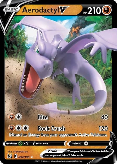 Aerodactyl V - SWSH11: Lost Origin Nm
