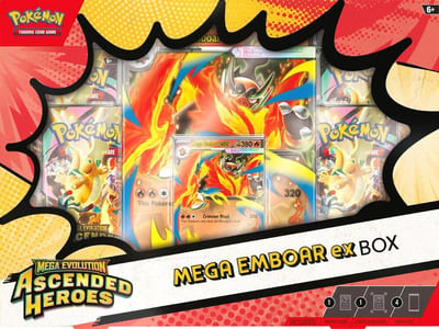 Ascended Heroes Mega Emboar ex Box - ME: Ascended Heroes (Sealed)