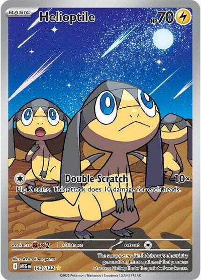 Helioptile - 143/132 - ME01: Mega Evolution Nm