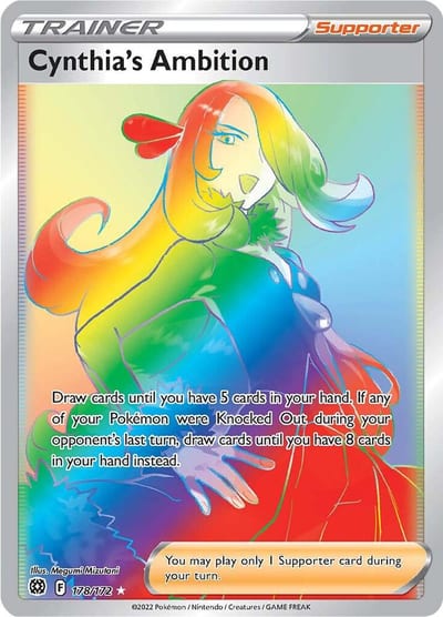 Cynthia's Ambition (Secret) - SWSH09: Brilliant Stars Nm
