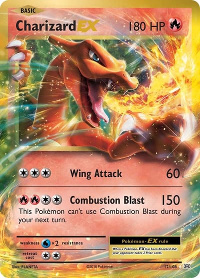 Charizard EX - XY - Evolutions Nm