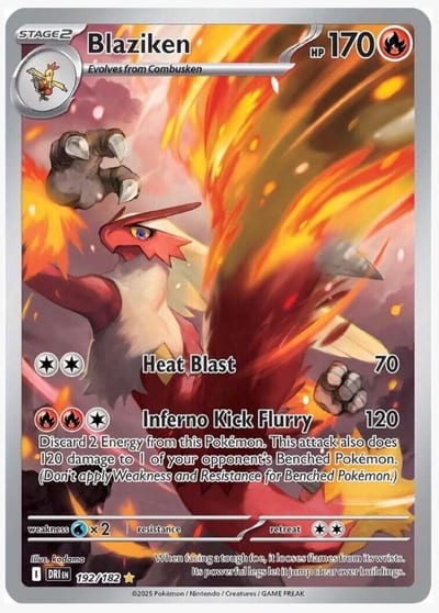 Blaziken - 192/182 - SV10: Destined Rivals