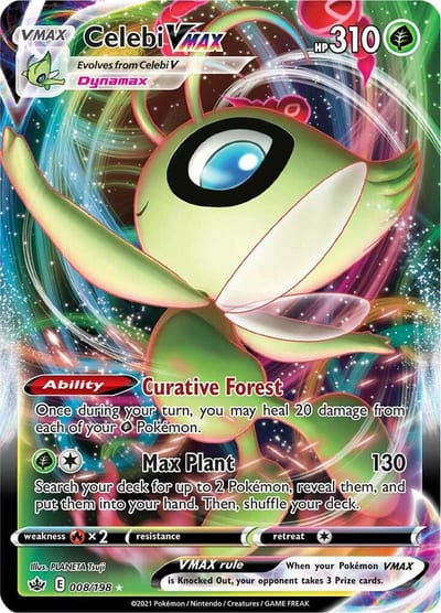 Celebi VMAX - SWSH06: Chilling Reign Nm