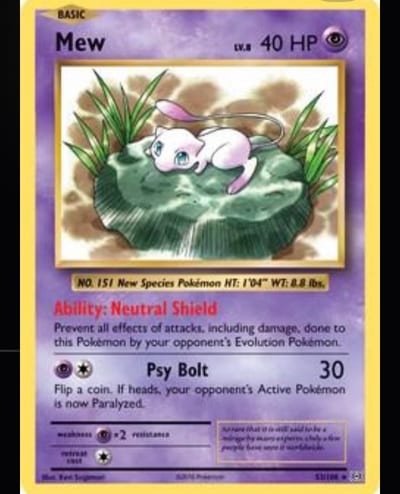 Mew (XY Evolutions) 053/108