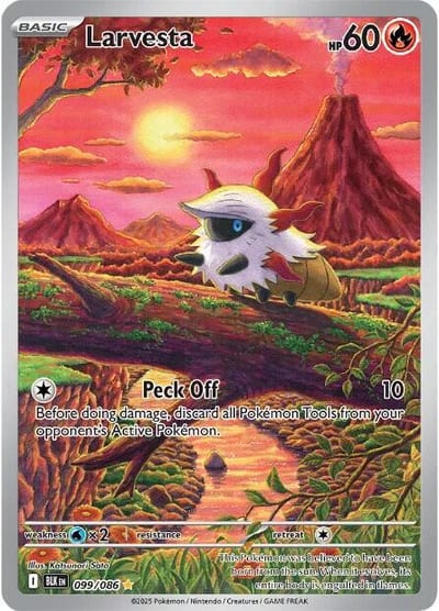 Larvesta - 099/086 - SV: Black Bolt Nm