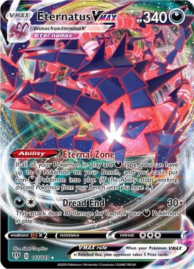 Eternatus VMAX - SWSH03: Darkness Ablaze Nm