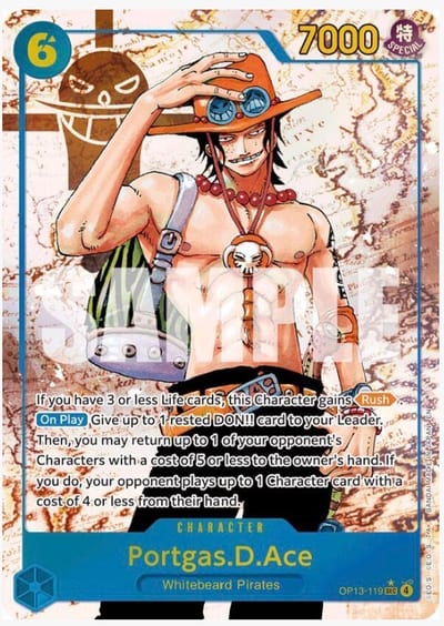 Portgas.D.Ace (119) (Parallel) - Carrying On His Will (OP13)