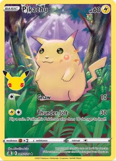 Pikachu 25th 005/025