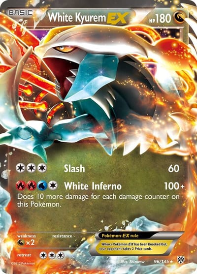 White Kyurem EX - Plasma Storm Nm