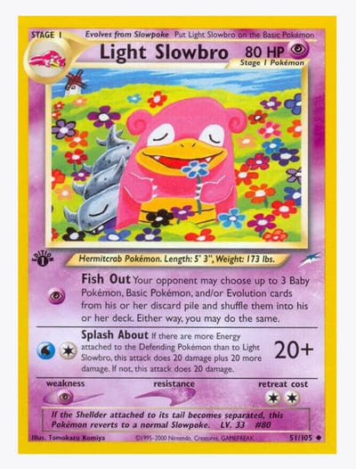 Light Slowbro - Neo Destiny (N4)