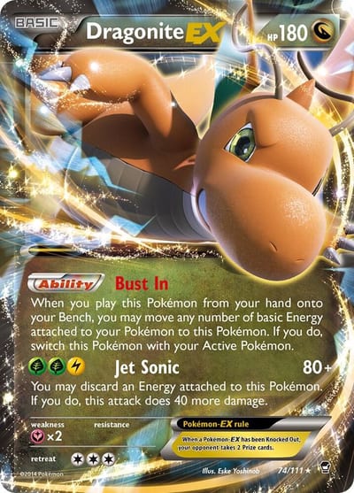 Dragonite EX - XY - Furious Fists Lp