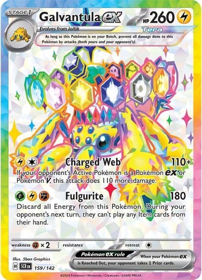 Galvantula ex - 159/142 - SV07: Stellar Crown Nm