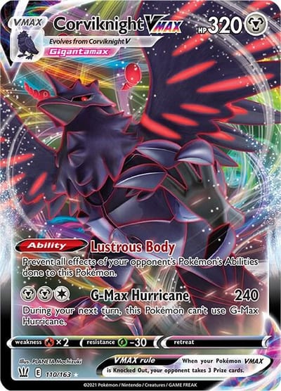 Corviknight VMAX - SWSH05: Battle Styles Nm