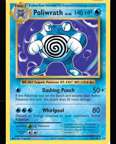Poliwrath 25/108 Holo