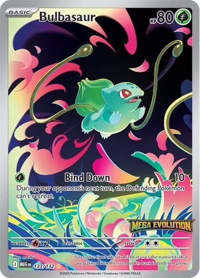 Bulbasaur - 133/132 (Mega Evolution Stamped) Nm