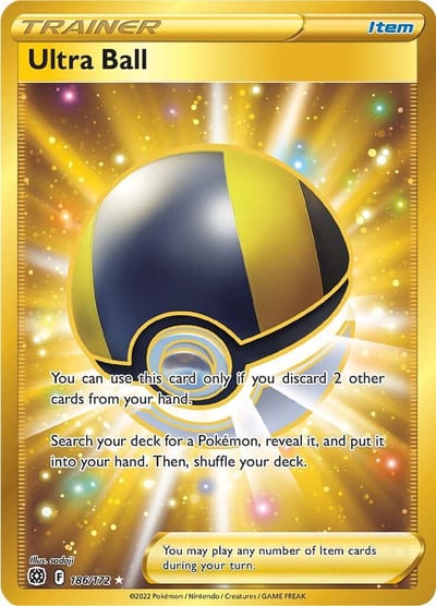 Ultra Ball (Secret) - SWSH09: Brilliant Stars Nm