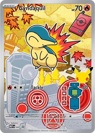 Cyndaquil - 047 - ME: Mega Evolution Promo Nm