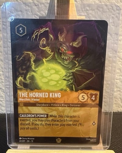 The Horned King Merciless Master Legendary Disney Lorcana Attack of the Vine 22