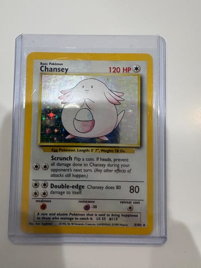 Chansey - Base Set Holofoil NM