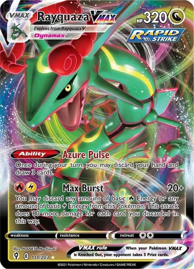 Rayquaza VMAX - SWSH07: Evolving Skies Nm
