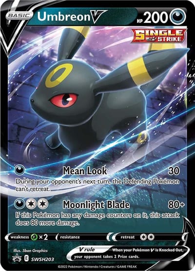 Umbreon V - SWSH203 - SWSH: Sword & Shield Promo Cards Nm