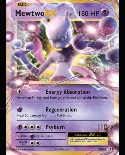 Mewtwo EX 52/108