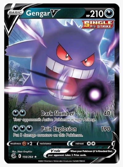 Gengar V - SWSH08: Fusion Strike