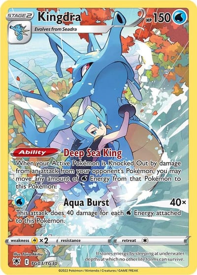 Kingdra - SWSH10: Astral Radiance Trainer Gallery Nm