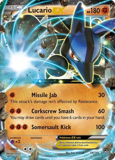 Lucario EX - XY - Furious Fists Nm